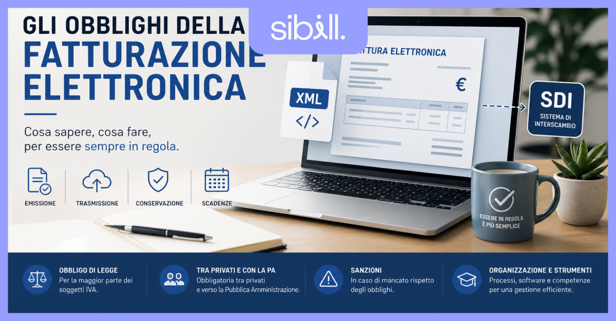 gli obblighi di fatturazione elettronica
